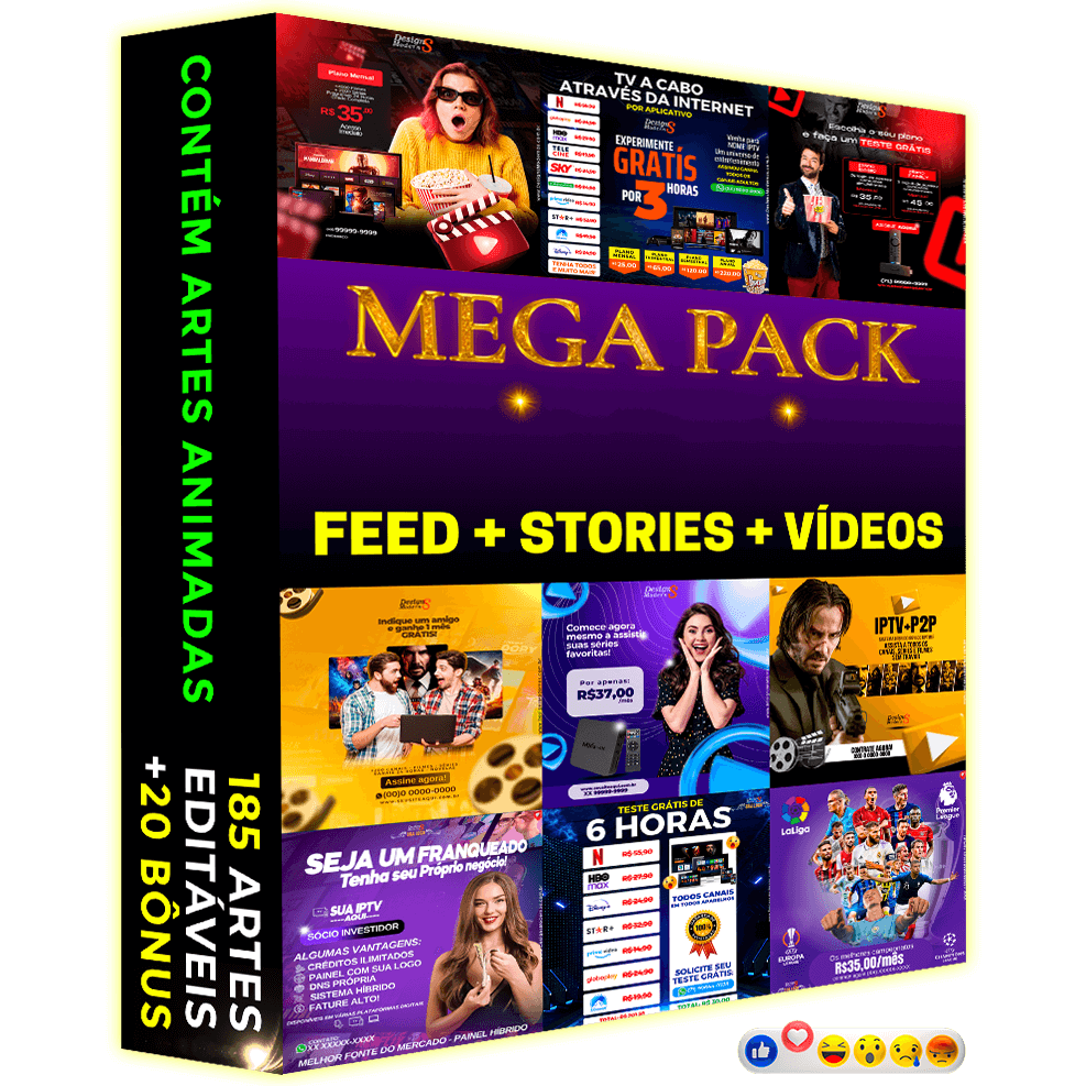 O maior pacote de do mercado